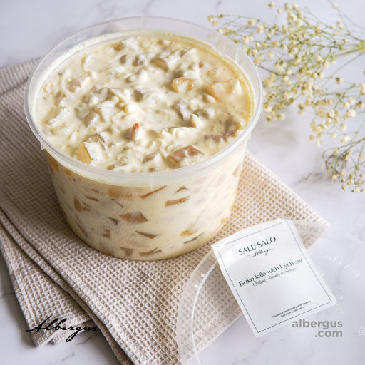 Buko Jello with Lychees (Chilled - Ready To Serve)