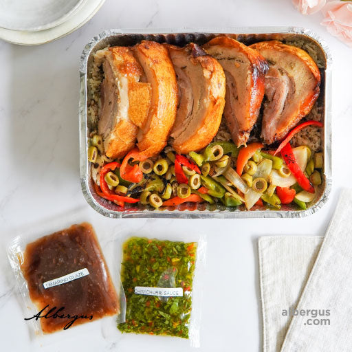 Porchetta with Truffle Rice (Chilled - Heat to serve, 2 days leadtime)