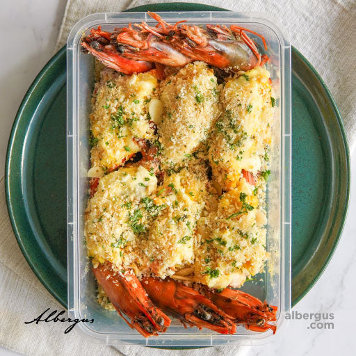 Prawns Thermidor (Chilled Heat to Serve, 1 day leadtime) Albergus