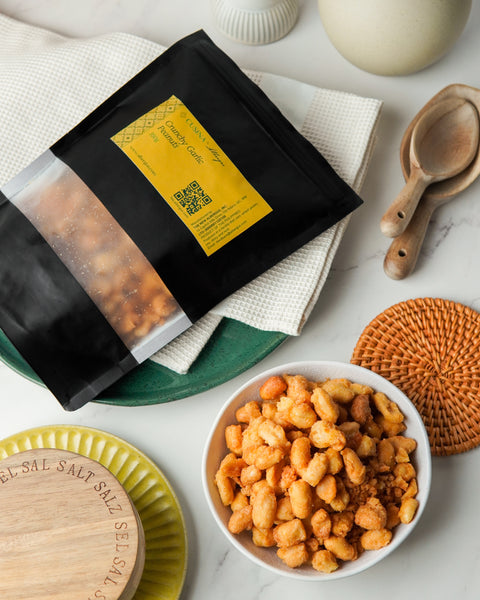 Crunchy Garlic Peanuts