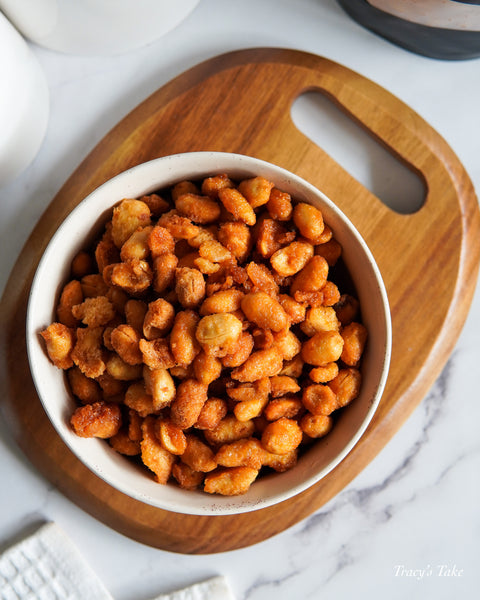 Crunchy Garlic Peanuts