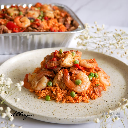 Paella Valenciana with Seafood (Chilled - Heat to Serve, 2 days leadtime)