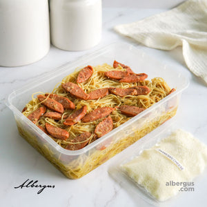 Linguine Aglio Olio with Italian Sausage (Chilled-Heat to Serve, 2 Days Lead Time)