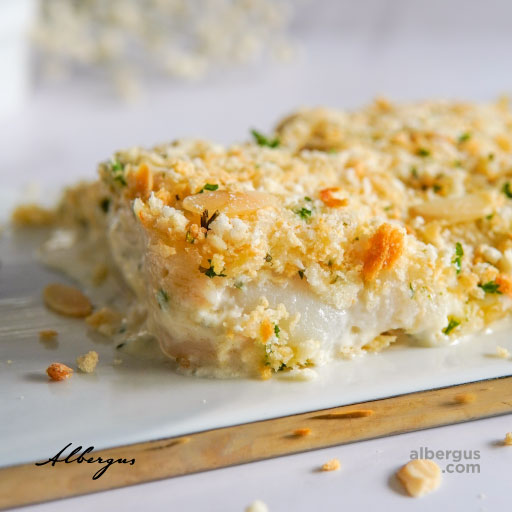 Baked Almond Crusted Fish Fillet (Chilled - Heat to Serve, 2 days leadtime)
